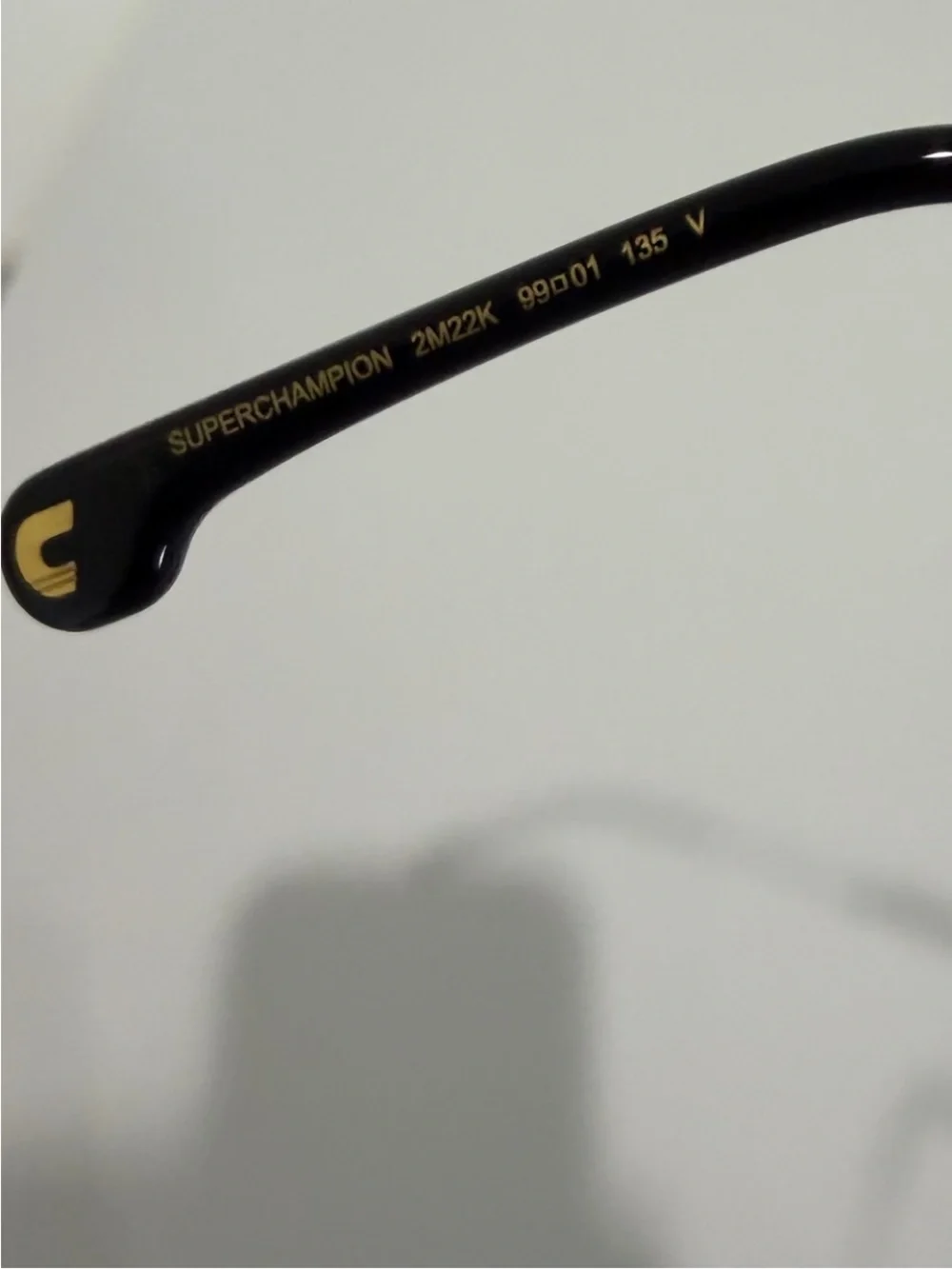 NWOT Carrera Superchampion Special Edition Black Gold Aviator Sunglasses 2M22K